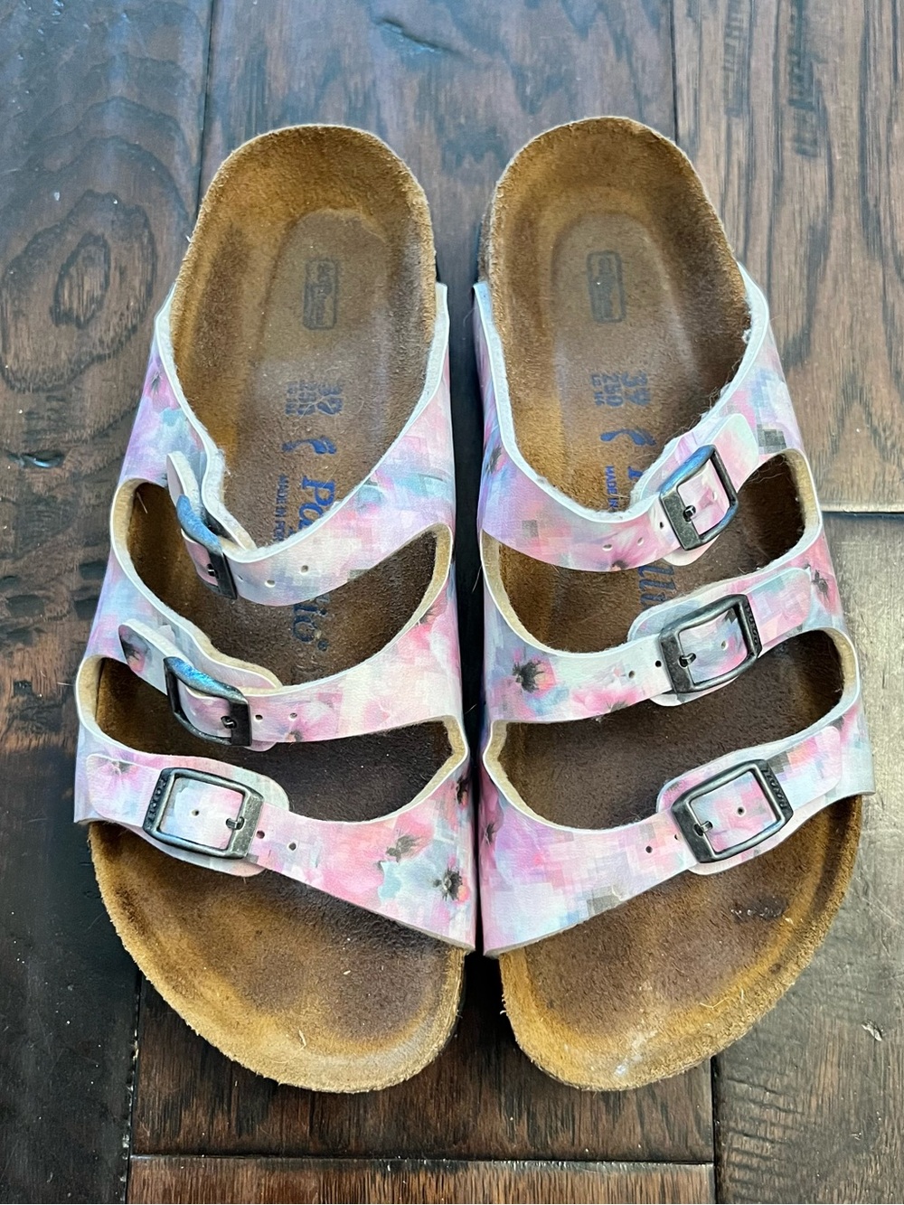 Papillo Birkenstock Soft Footbed Florida pixel Rose Sandal
